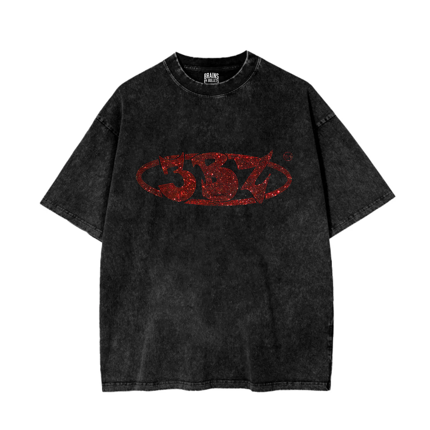 3BZ Red Rhinestone Tee