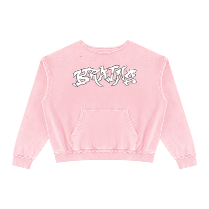Unisex Raw Edge Crewneck Sweatshirt