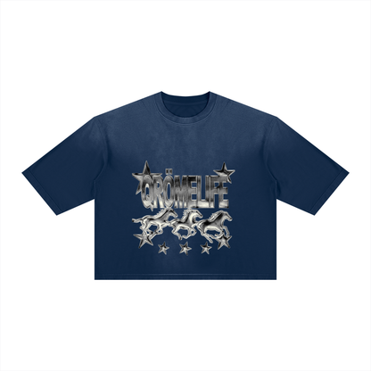 Unisex Vintage Wash Sunfade Boxy T-Shirt
