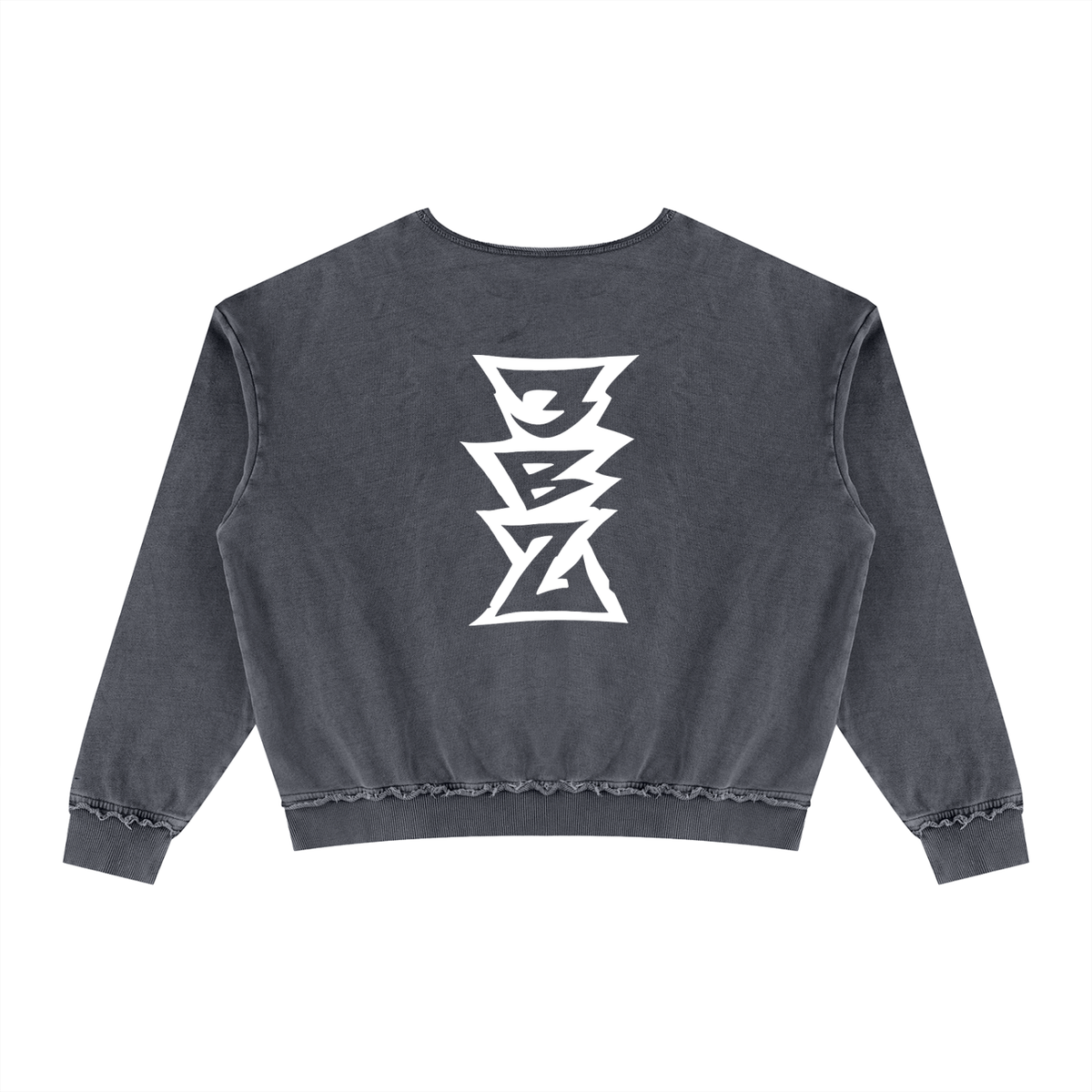 Unisex Raw Edge Crewneck Sweatshirt