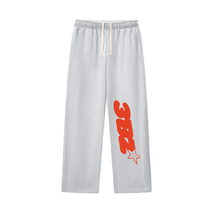 Contrast-Stitched Fleece Sweatpants