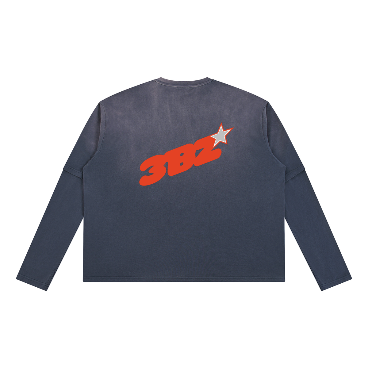 Unisex Vintage Wash Layered T-Shirt