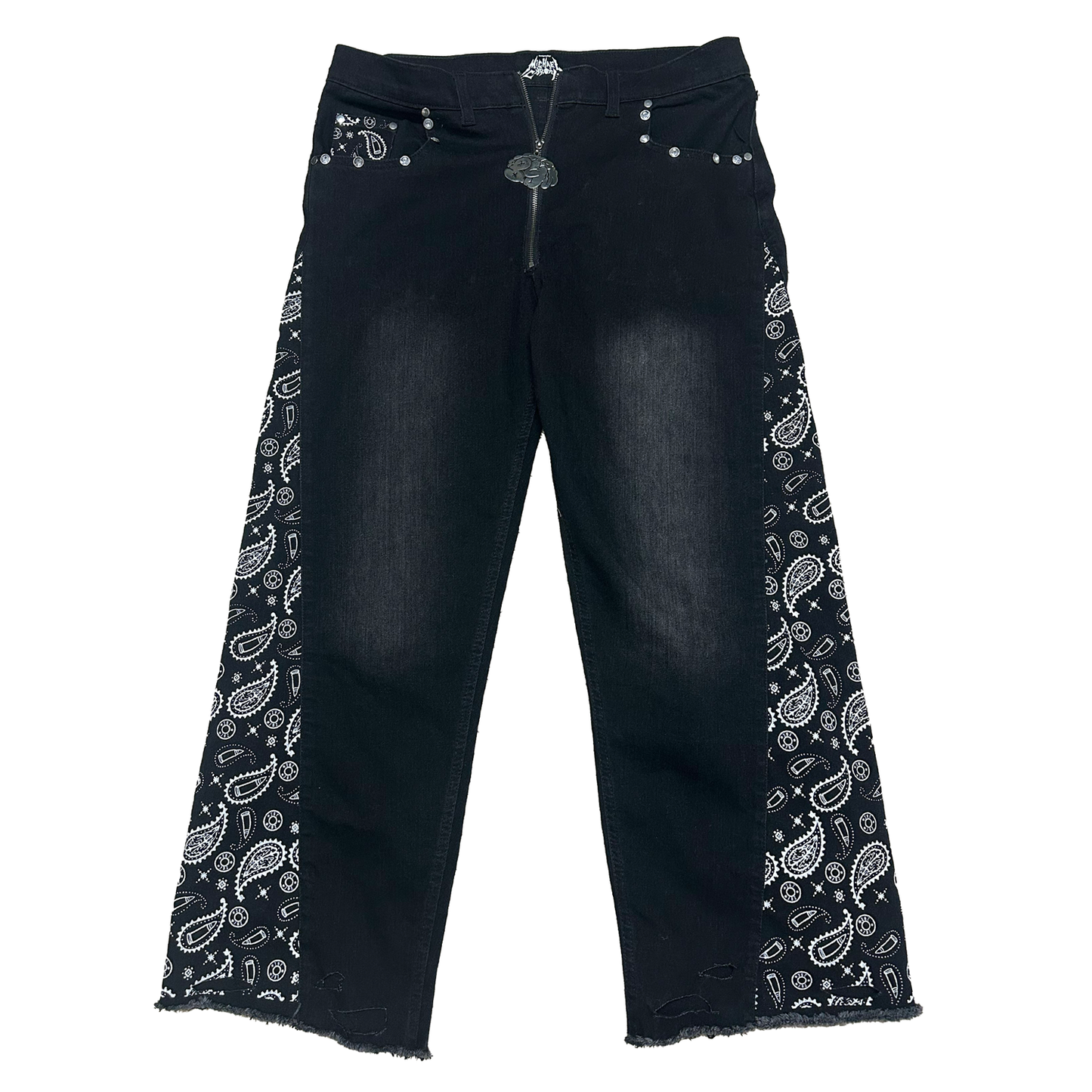 Black Bandana Denim