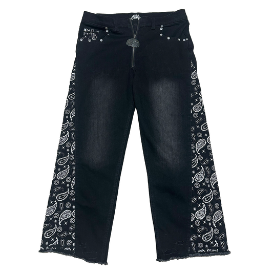 Black Bandana Denim