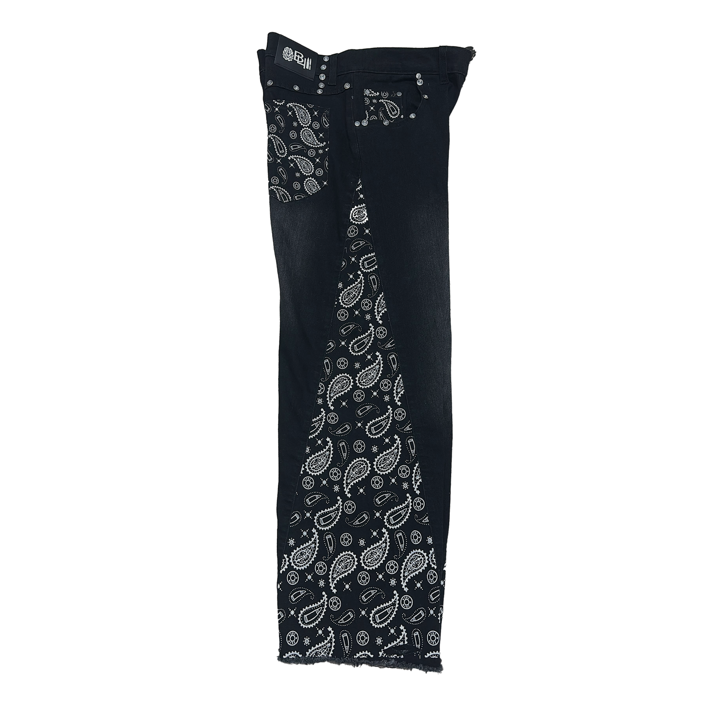 Black Bandana Denim