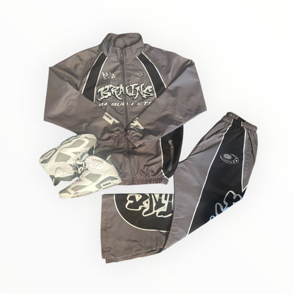 Brains B4 Bullets {GREY} WindBreaker