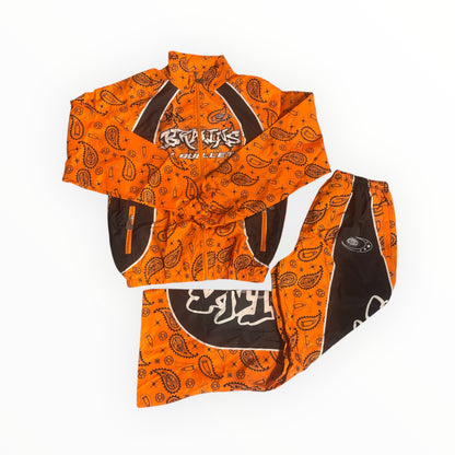 3Bz Paisley Pattern Windbreaker