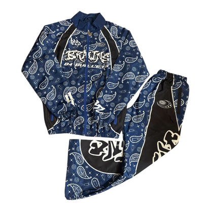 3Bz Paisley Pattern Windbreaker