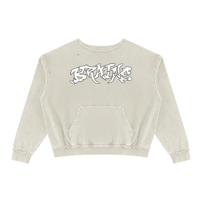 Unisex Raw Edge Crewneck Sweatshirt