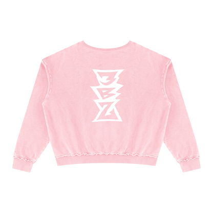 Unisex Raw Edge Crewneck Sweatshirt