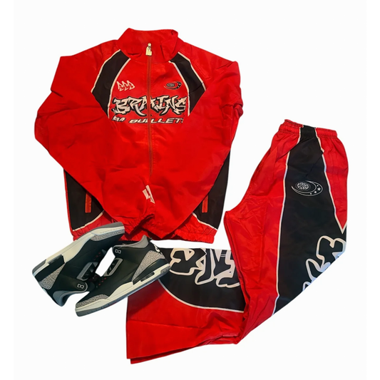 Brains B4 Bullets {Red} Windbreakers