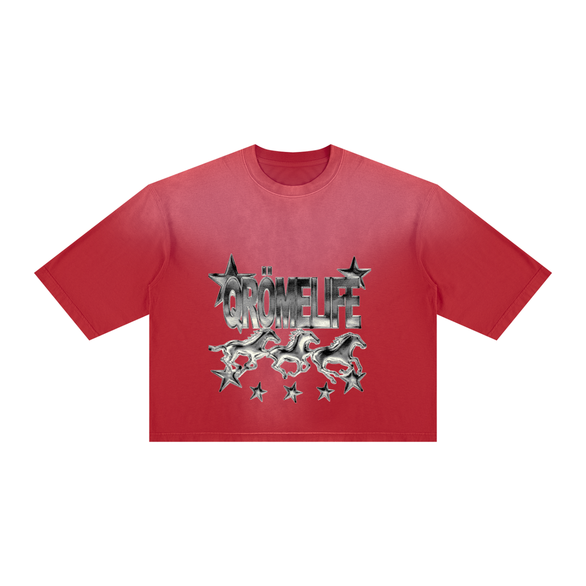 Unisex Vintage Wash Sunfade Boxy T-Shirt