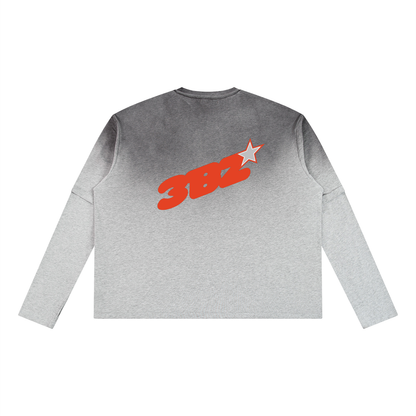 Unisex Vintage Wash Layered T-Shirt