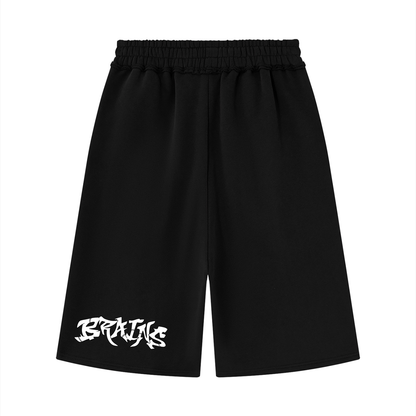 Unisex Raw Edge Fleece Shorts