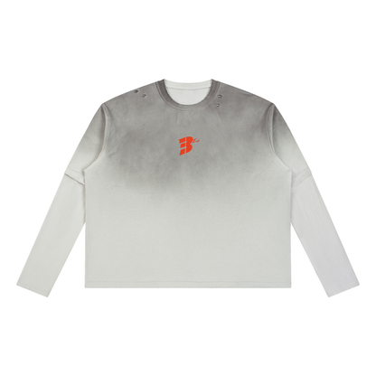 Unisex Vintage Wash Layered T-Shirt