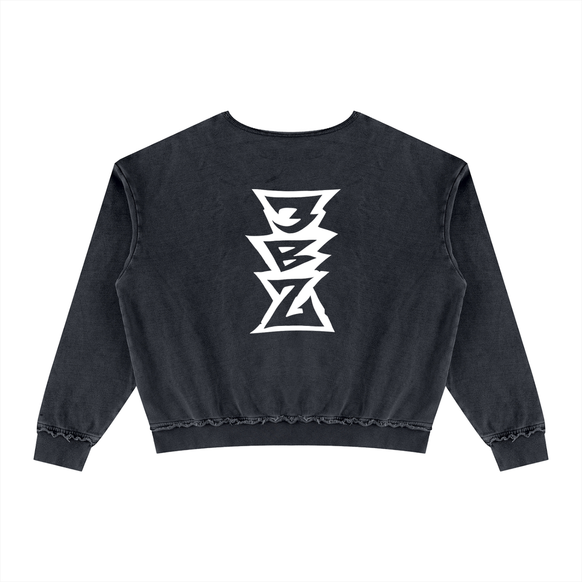 Unisex Raw Edge Crewneck Sweatshirt